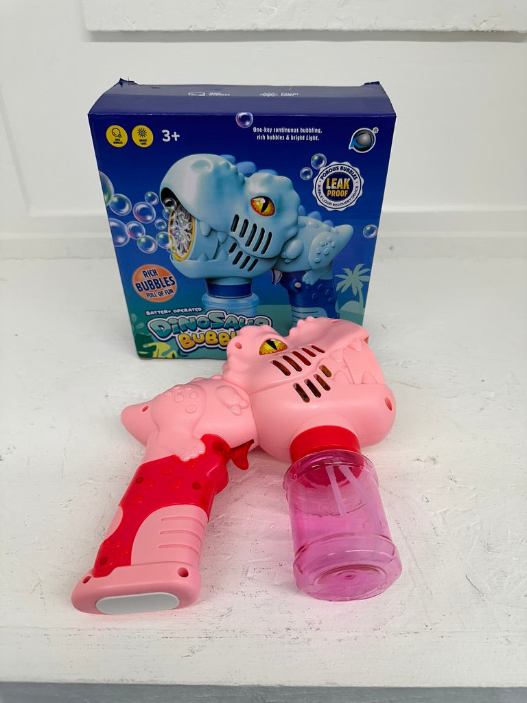 Dinosaur Bubble Gun - Fun Kids Automatic Bubble Machine Party Toy For Children Aged 3+