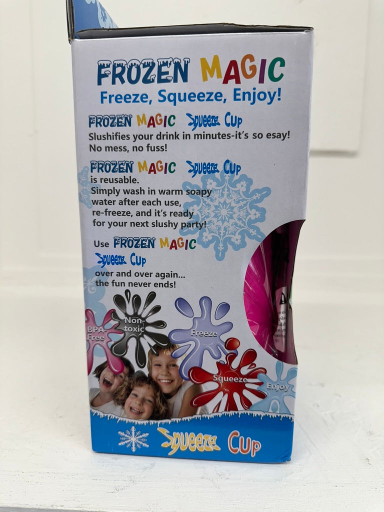Slushy Magic Quick Frozen Smoothie Cup - PINK