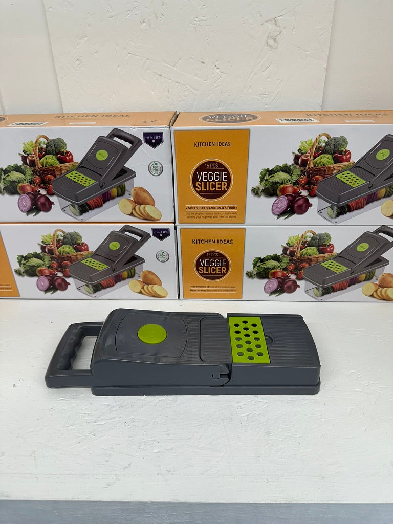 15-in-1 Vegetable Chopper Kitchen Mandoline Vegetable Cutter Slicer Fruit Dicer