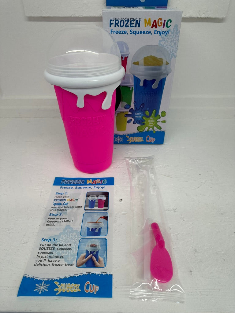 Slushy Magic Quick Frozen Smoothie Cup - PINK