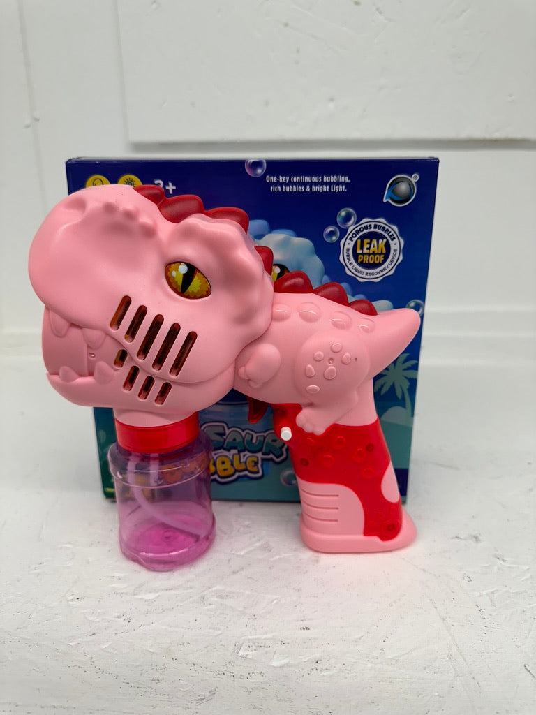 Dinosaur Bubble Gun - Fun Kids Automatic Bubble Machine Party Toy For Children Aged 3+