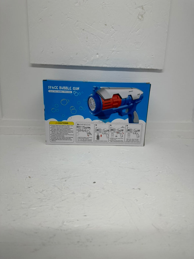 Space Bubble Gun - Fun Kids Automatic Bubble Machine Party Toy For Children Aged 3+