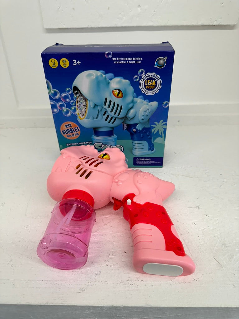 Dinosaur Bubble Gun - Fun Kids Automatic Bubble Machine Party Toy For Children Aged 3+