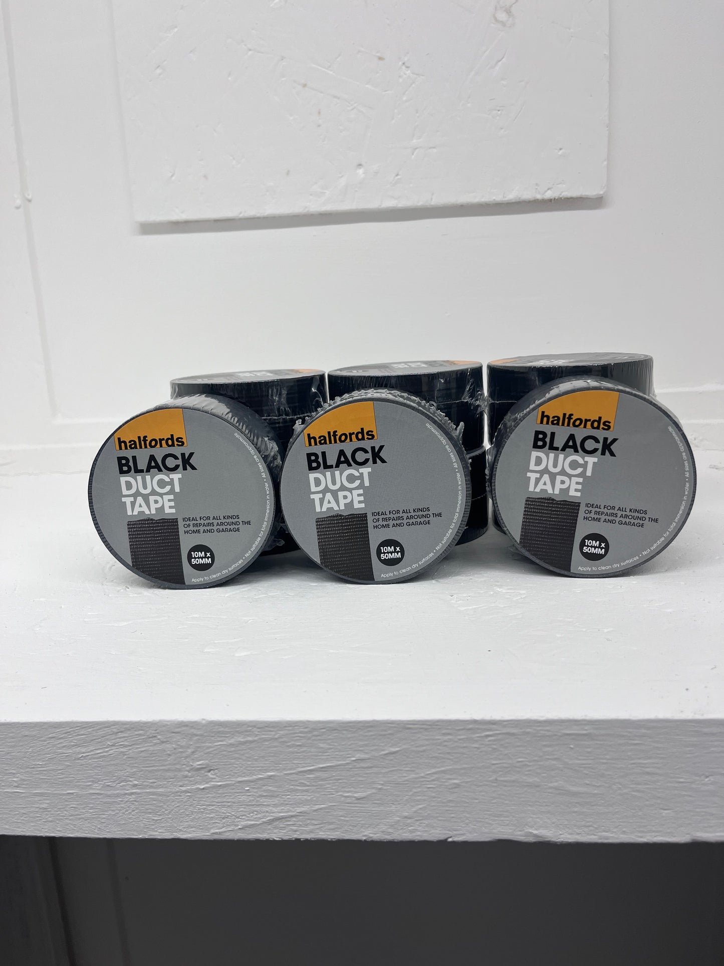 Halfords Duct Tape - Black 5 for £9.99