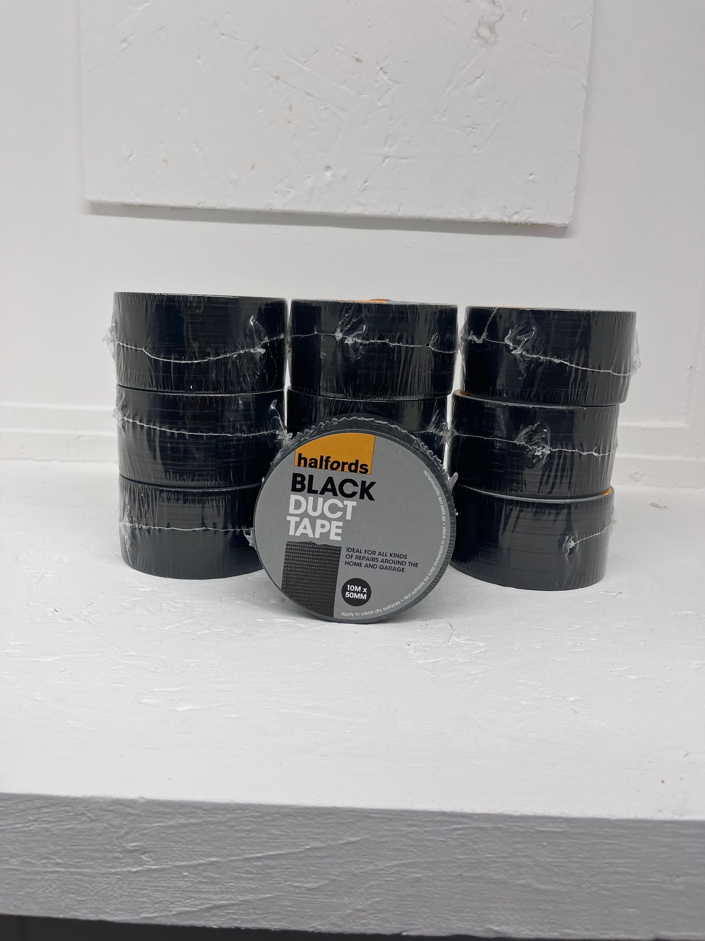 Halfords Duct Tape - Black 5 for £9.99