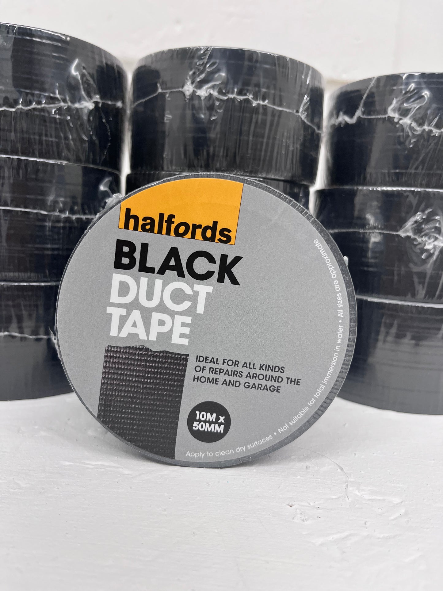 Halfords Duct Tape - Black 5 for £9.99