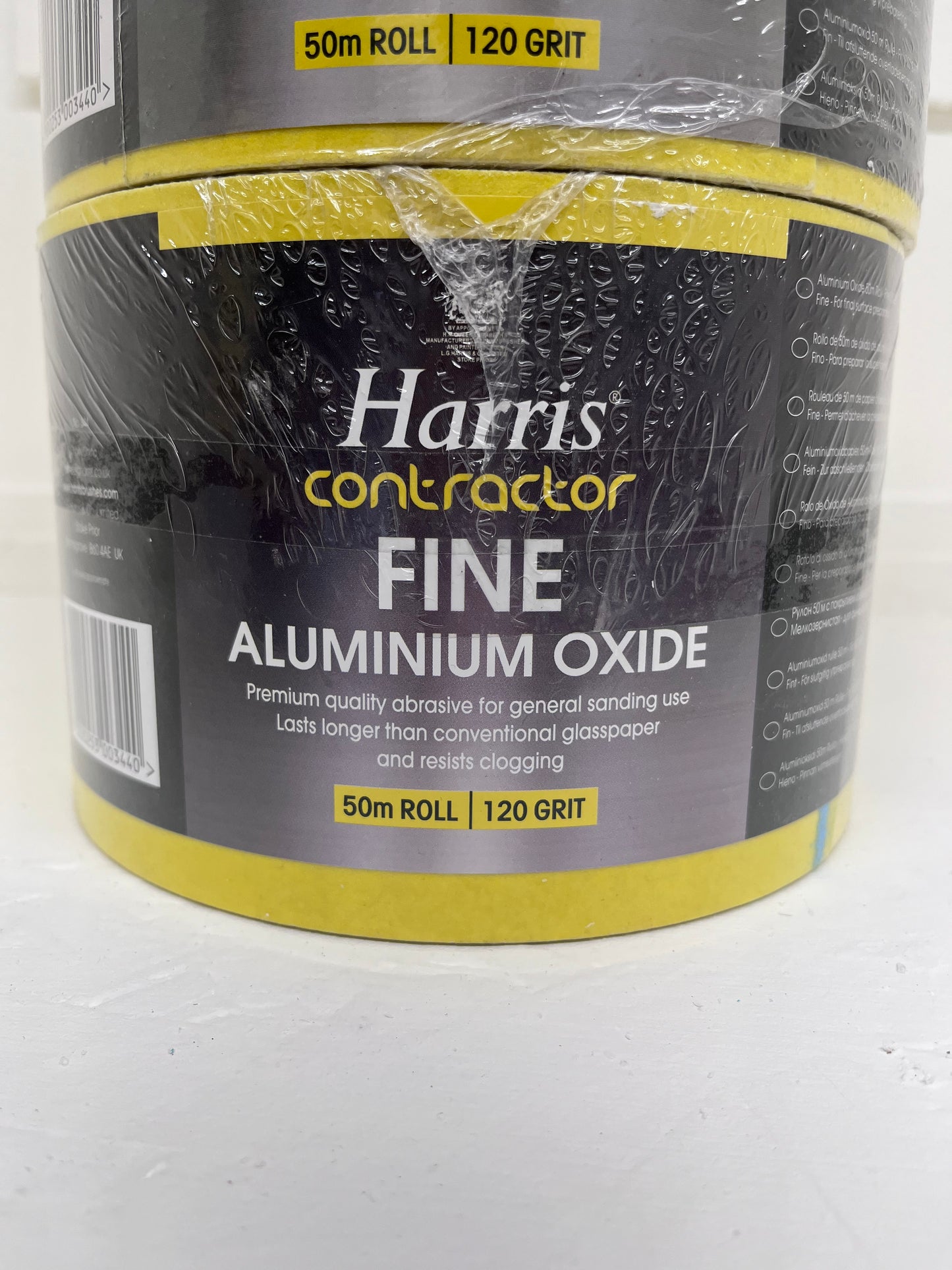 Harris Contractor Aluminium Oxide Fine 120 Grit 50m x 115mm