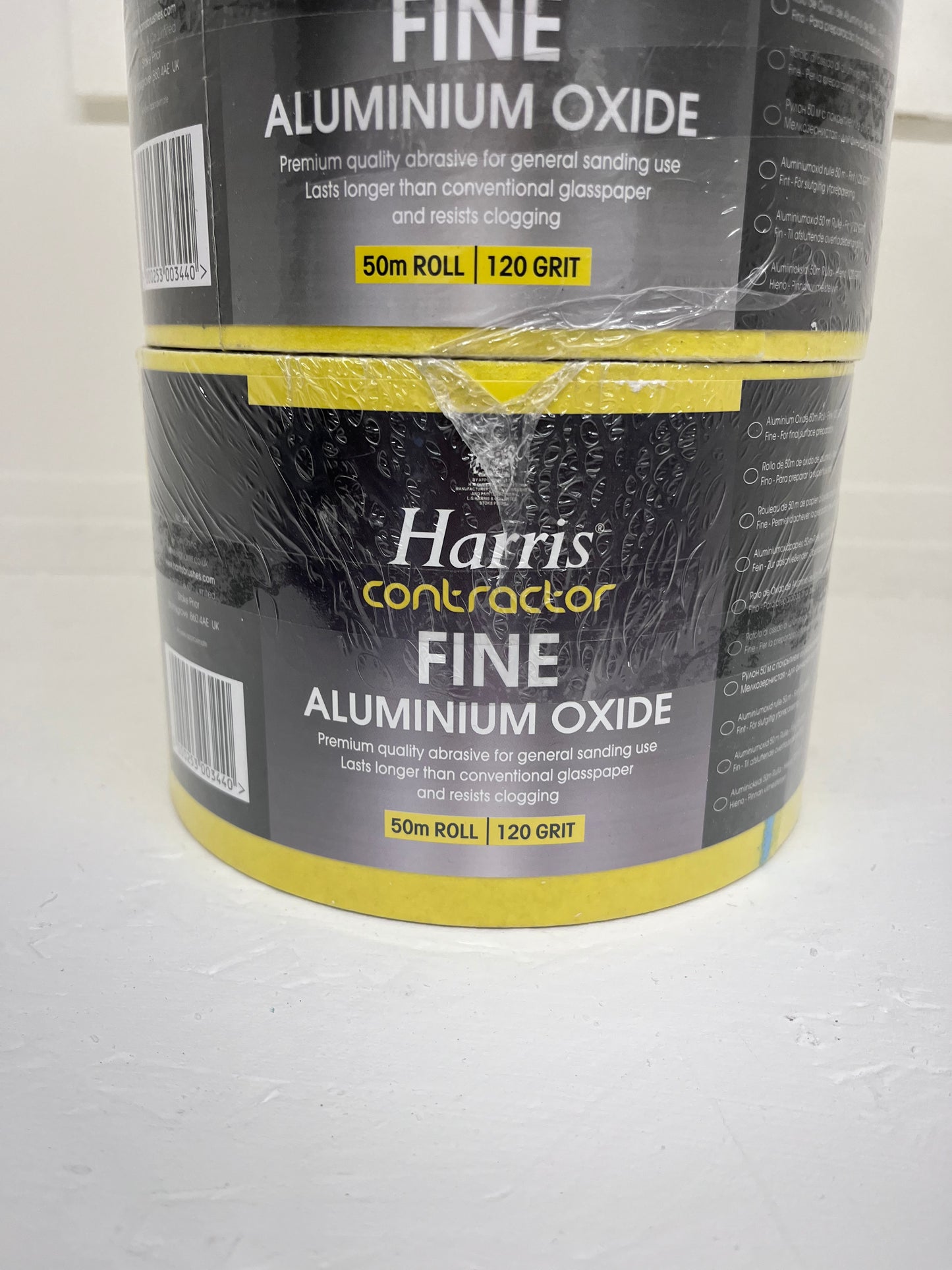 Harris Contractor Aluminium Oxide Fine 120 Grit 50m x 115mm