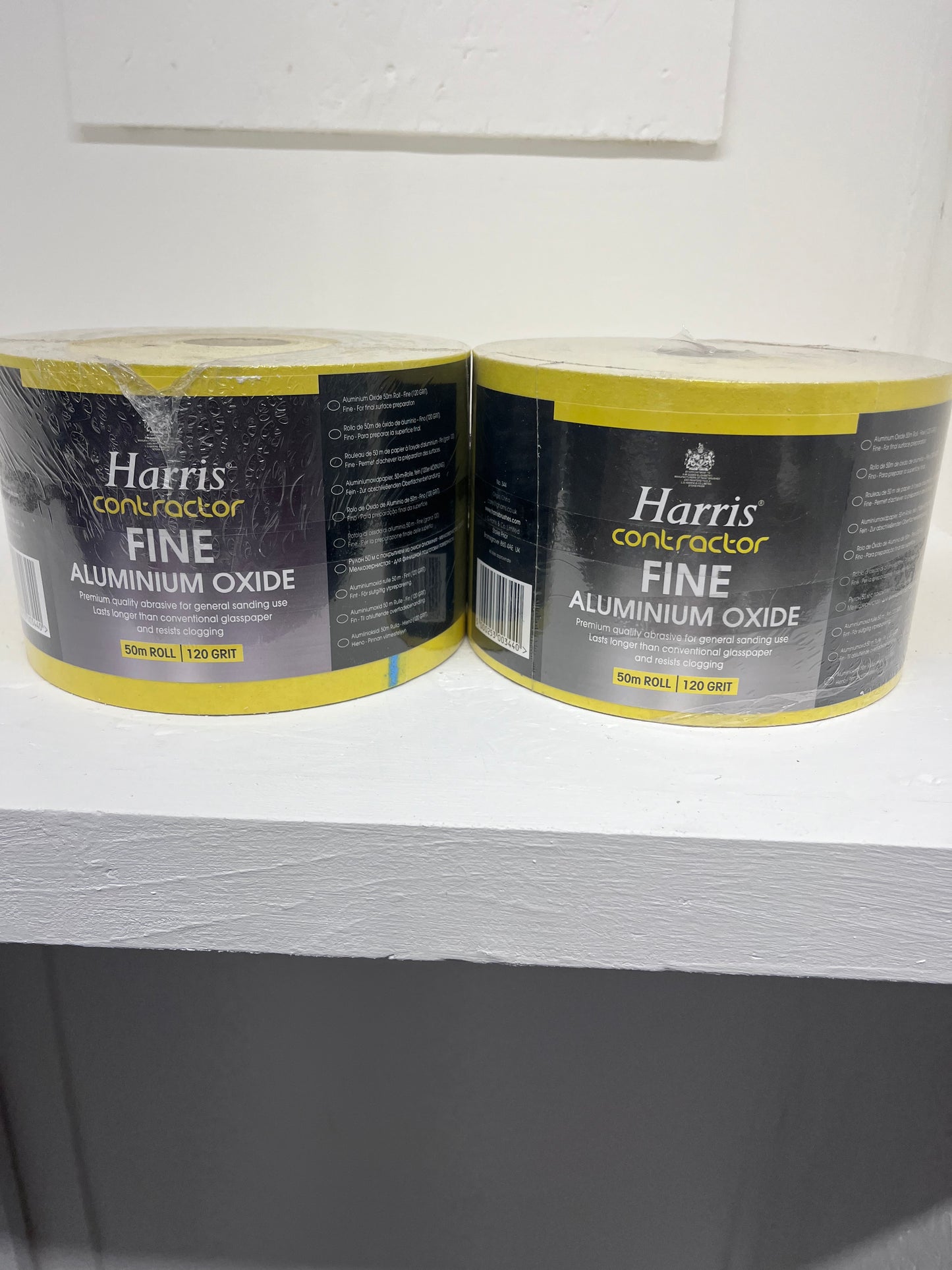 Harris Contractor Aluminium Oxide Fine 120 Grit 50m x 115mm