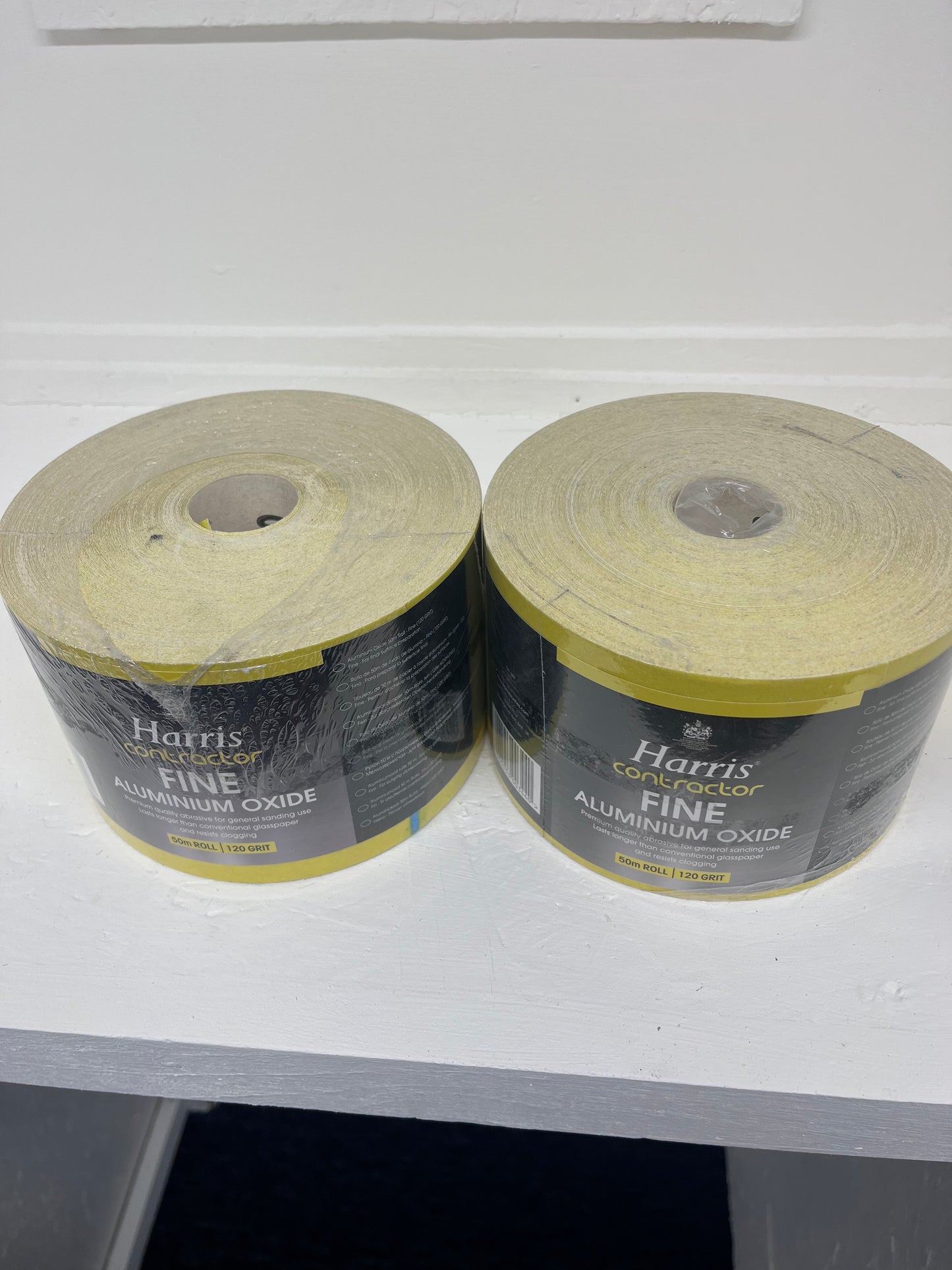 Harris Contractor Aluminium Oxide Fine 120 Grit 50m x 115mm