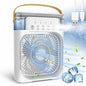 Portable 3 in 1 Fan Air Conditioner Household Small Air Cooler LED Night Lights