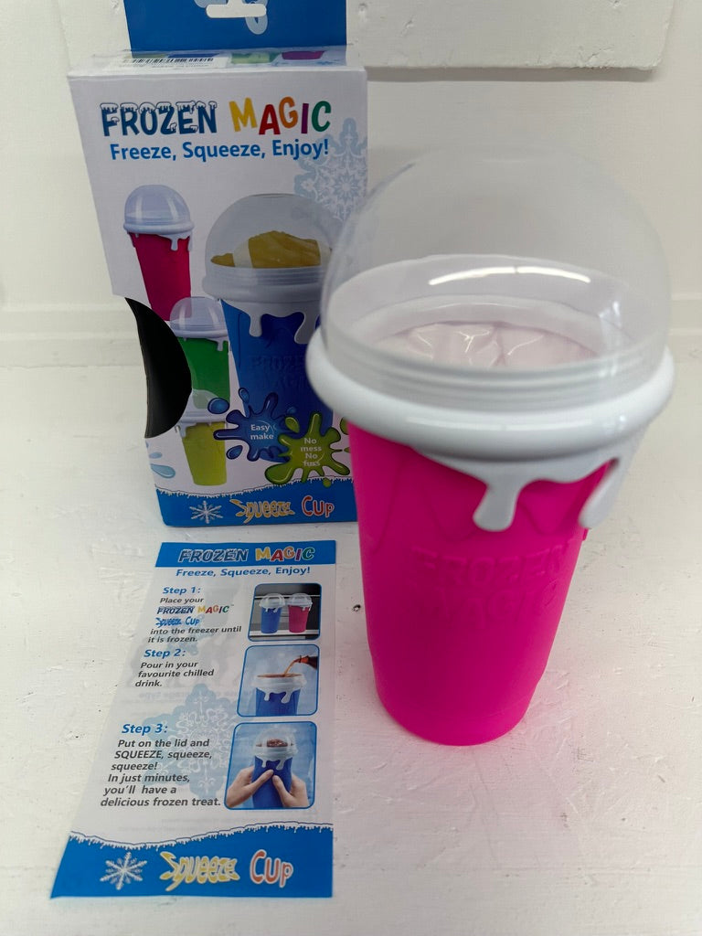 Slushy Magic Quick Frozen Smoothie Cup - PINK