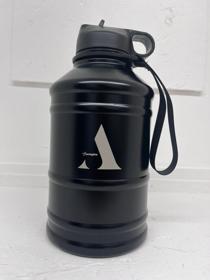The Ascension Lifestyle Daily Stainless Steel Water Bottle with Straw. 2L Water Bottles (2.2L)